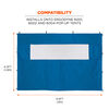 Ergodyne 10 Ft x 10 Ft Pop Up Tent Mesh Window Sidewall Blue, small image number 3