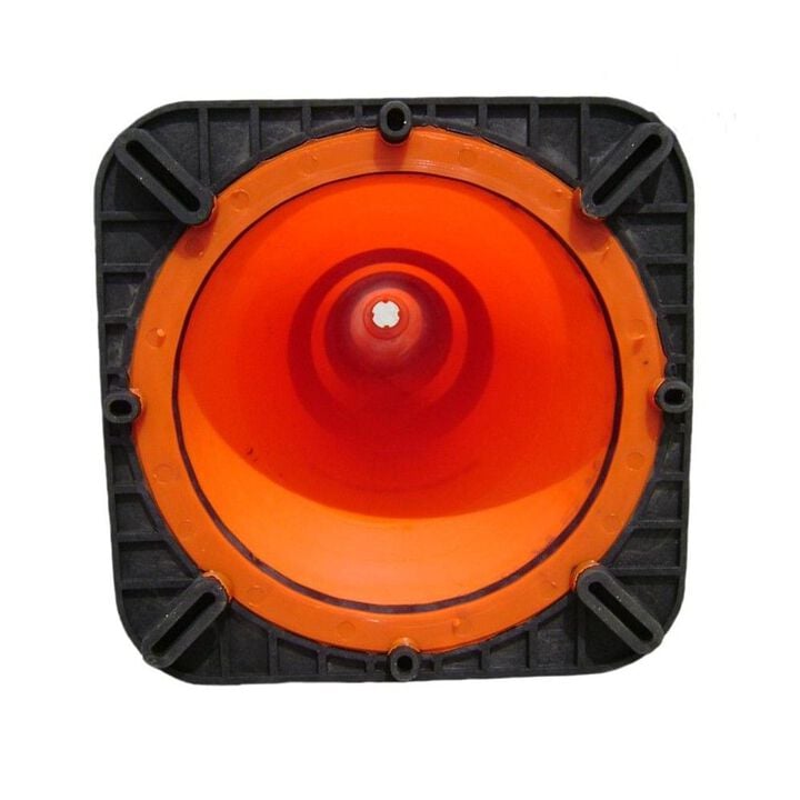 Vizcon Fluorescent Orange 28in TrafFix PVC Cone with No Collar, large image number 3