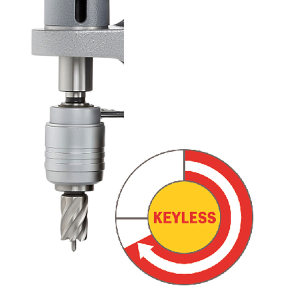 CS Unitec 2 Inch Adjustable Base 2-Speed Magnetic Drill, large image number 2