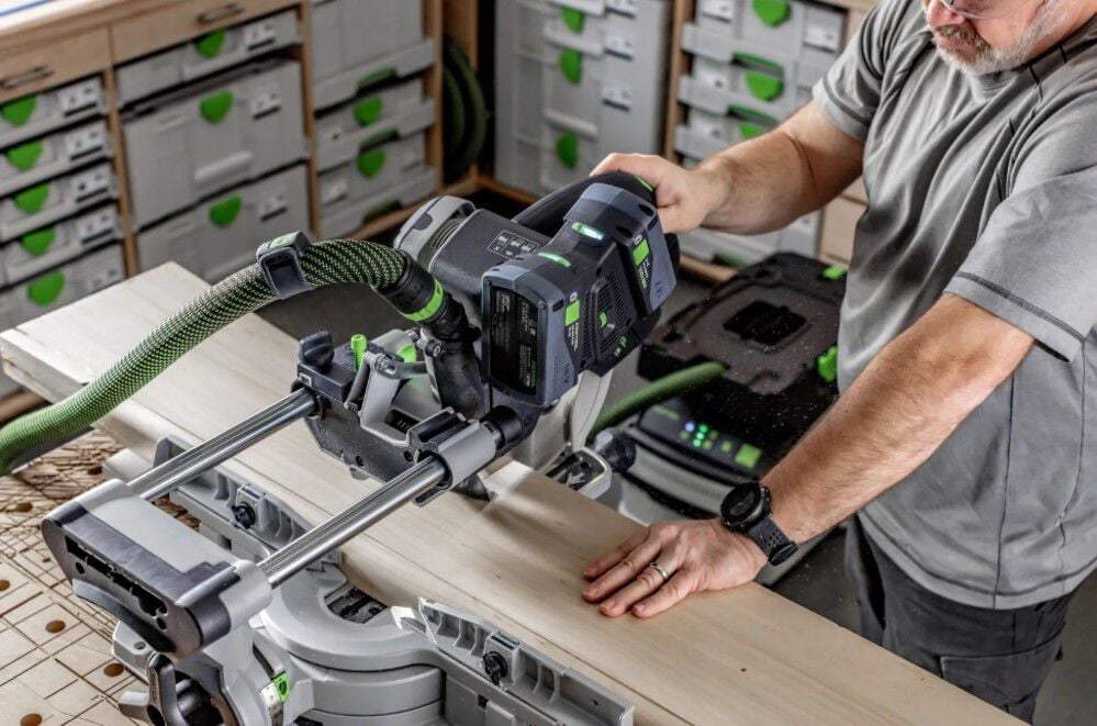 Festool KSC 60 EB Cordless 18V Miter Saw Kit, large image number 11