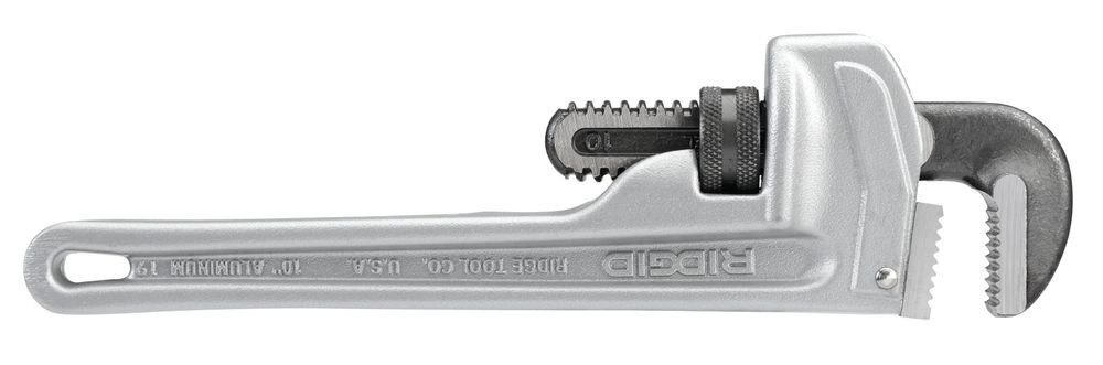 Ridgid 10 Inch Aluminum Straight Pipe Wrench, large image number 3