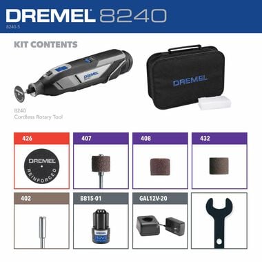 Dremel 12V Rotary Tool Cordless Kit, large image number 5