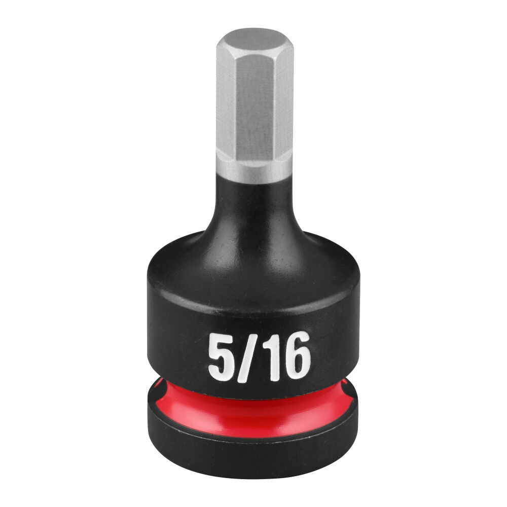 Milwaukee SHOCKWAVE Impact Duty 1/2 Inch Drive 2 Inch Hex 5/16 Inch Bit Socket - 49-66-7309