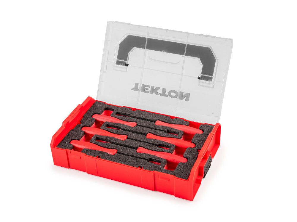 Tekton Mini Pry Bar Set with Mini Stacking Tool Box, 6 Pieces, large image number 4