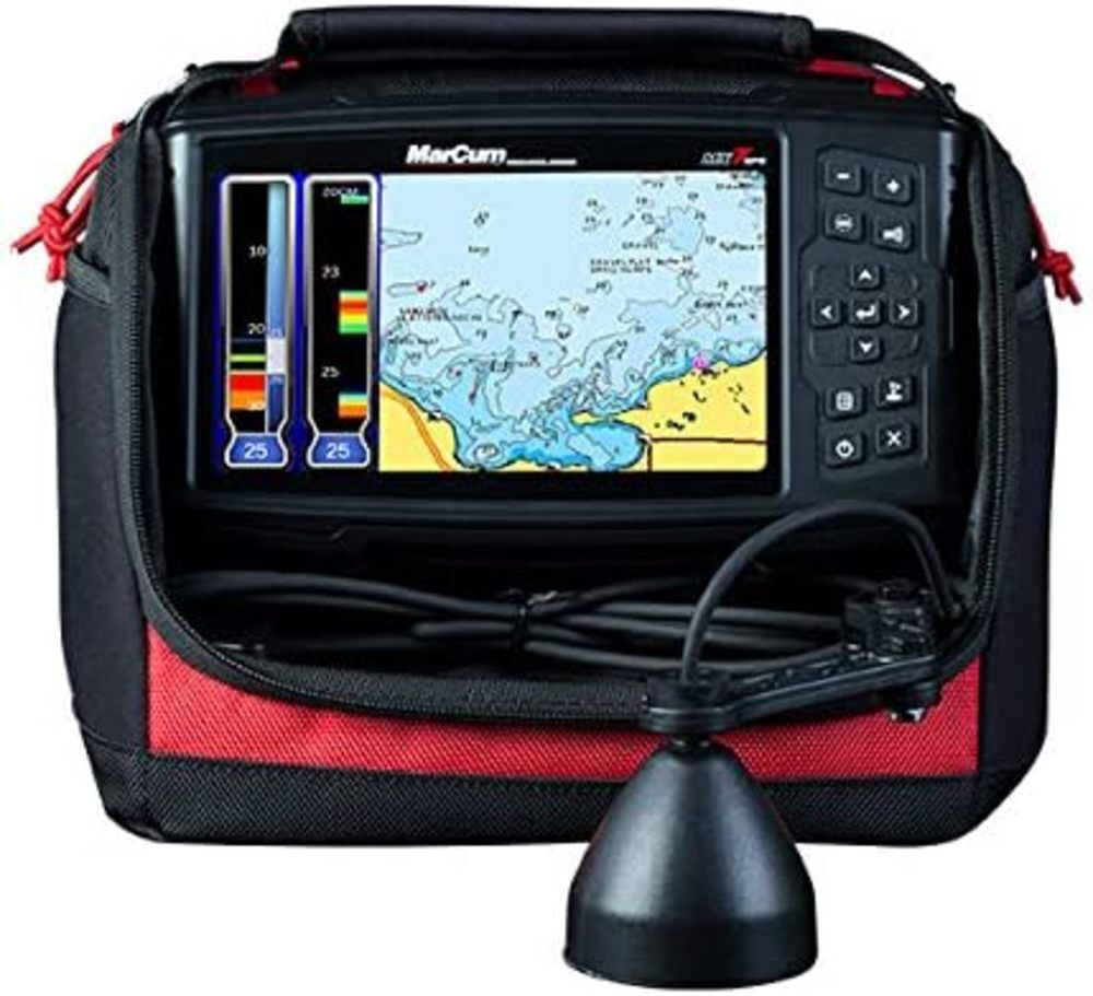 MarCum MX7 Digital Sonar System 7 in LCD Dual Beam with GPS MX7GPS