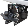 Shocker Hitch 14K 2 1/2 Inch Max Black Air Receiver Hitch & Black Combo Sway Bar Tab Ball Mount 2 Inch & 2 5/16 Inch Hitch Balls, small image number 1