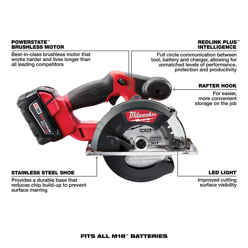 Milwaukee M18 FUEL Metal Circular Saw Bare Tool 2782 20 Acme Tools