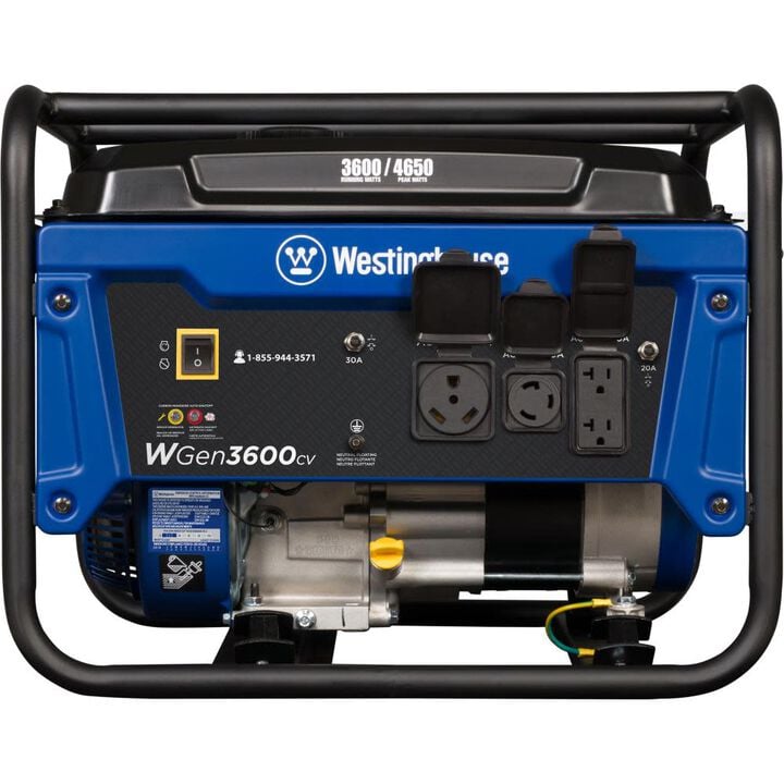 Westinghouse Outdoor Power 4,650 Watt Gas Powered 49-State Portable Generator with CO Sensor, large image number 7