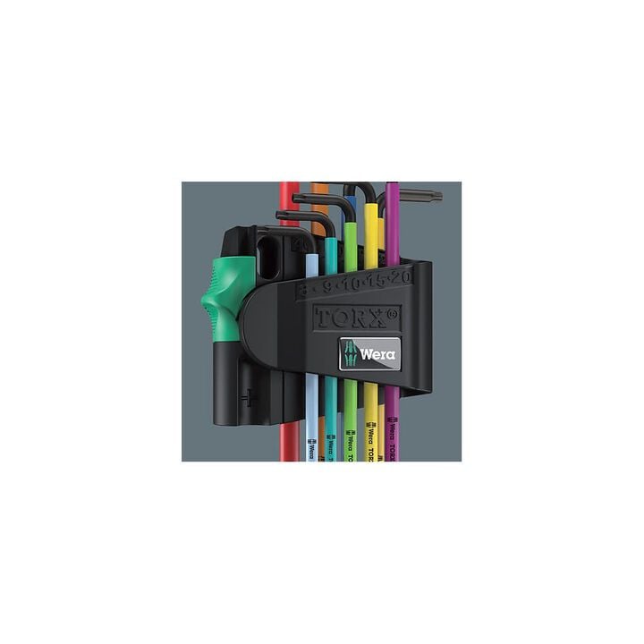 Wera Tools Metric BlackLaser 967/9 TX BO Multicolor 1 L-Key Set, large image number 4