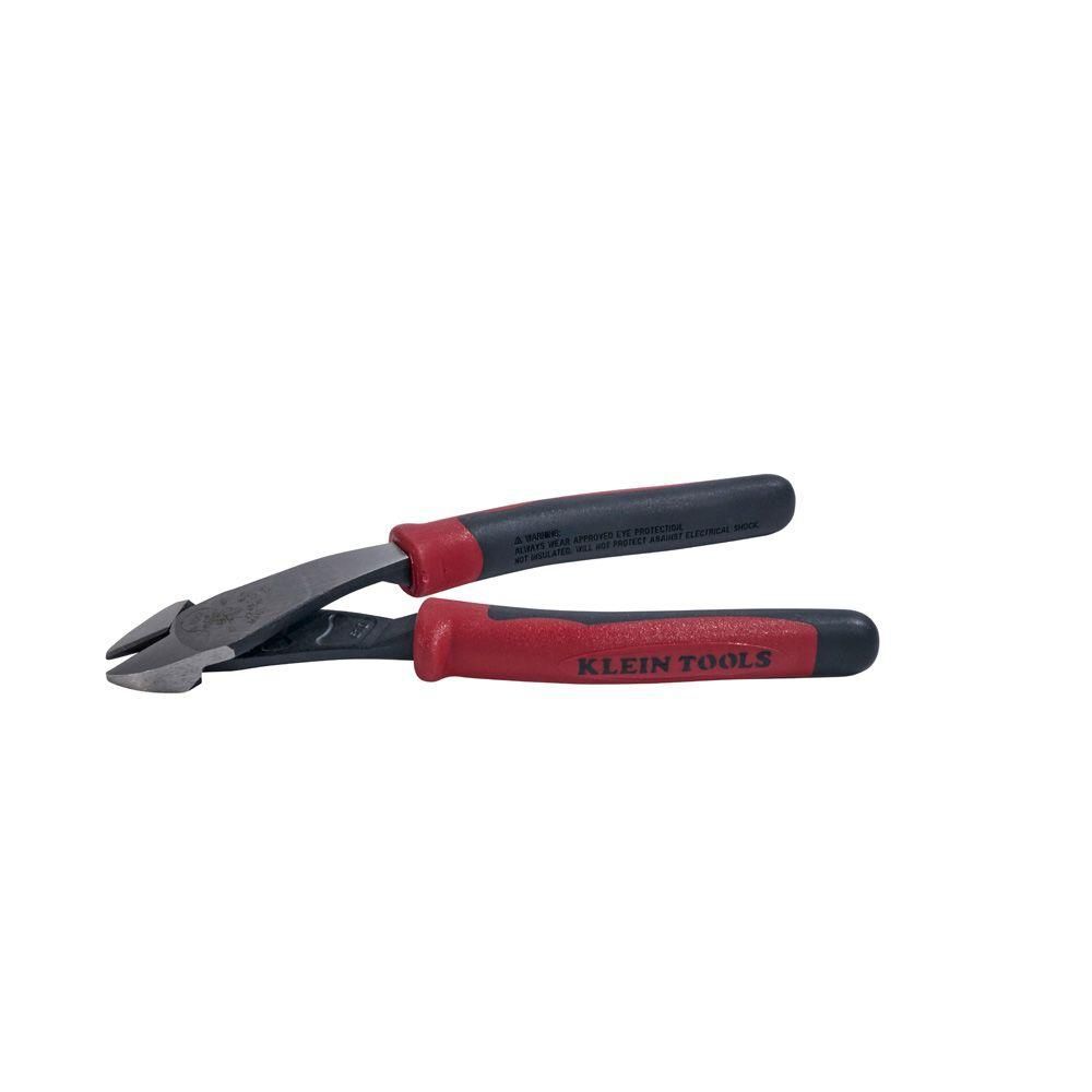 Klein Tools 8'' Journeyman High-Leverage Angled Head Diagonal-Cutting Pliers, large image number 3