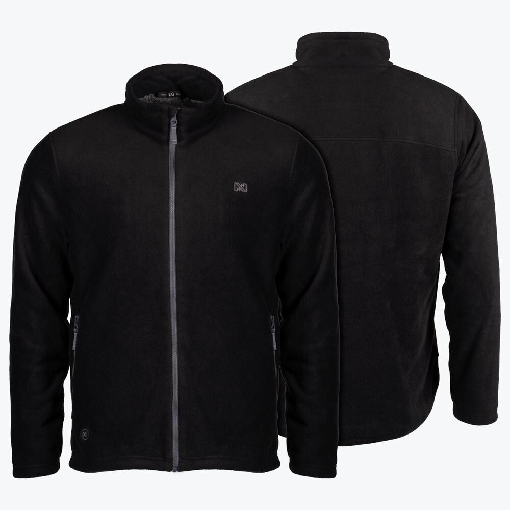 Mobile Warming Mens Trek 2.0 Fleece Heated Jacket Kit Black Size 3XL - MWMJ69010725