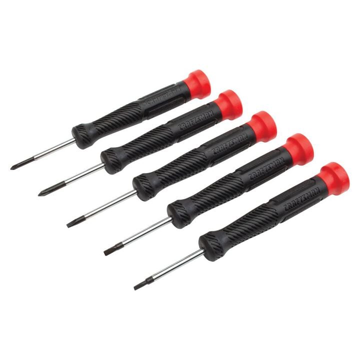 CRAFTSMAN Precision Bi-Material Screwdriver Set, 5 Piece, large image number 1