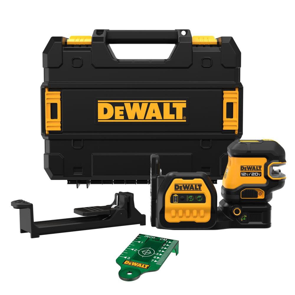 DEWALT 20V MAX 2 Spot Green Laser Cordless (Bare Tool) - DCLE34220GB