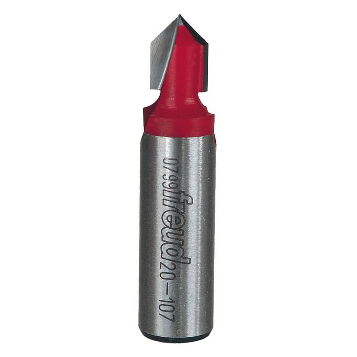 Freud 3/8 In. (Dia.) V Grooving Bit with 1/2 In. Shank, large image number 0
