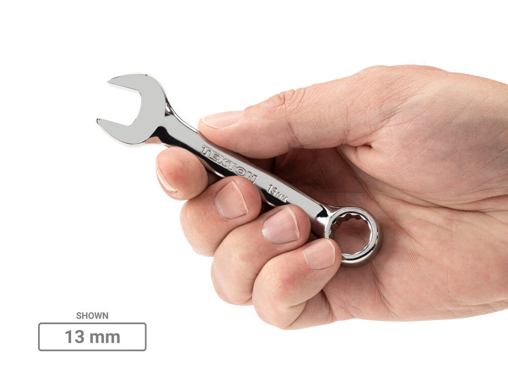 Tekton Stubby CombInation Wrench Set 25 Piece 1/4 - 3/4 Inch 6 - 19 mm, large image number 2