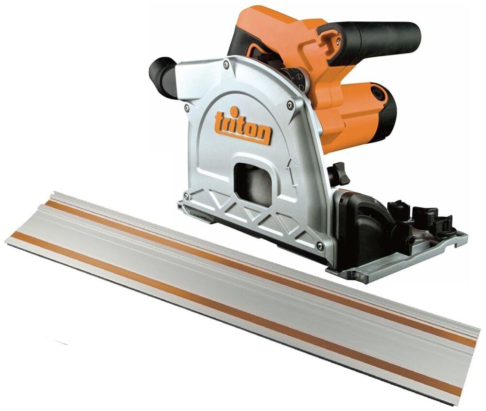 Triton Power Tools Plunge Track Saw, Track Pack & Connectors, large image number 1