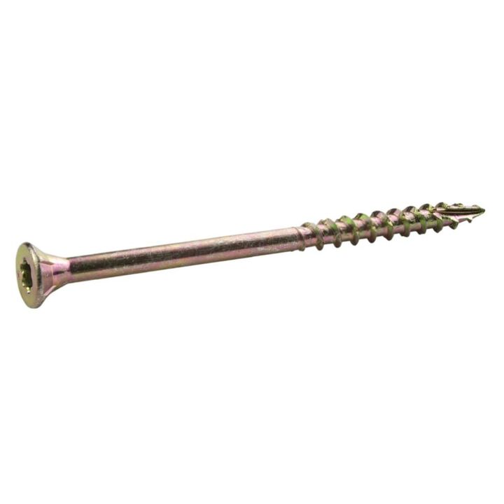 Grip Rite 5-Lb #9 x 3-in Bugle-Head Yellow Zinc Type 17 Star-Drive Interior Wood Screw, large image number 2