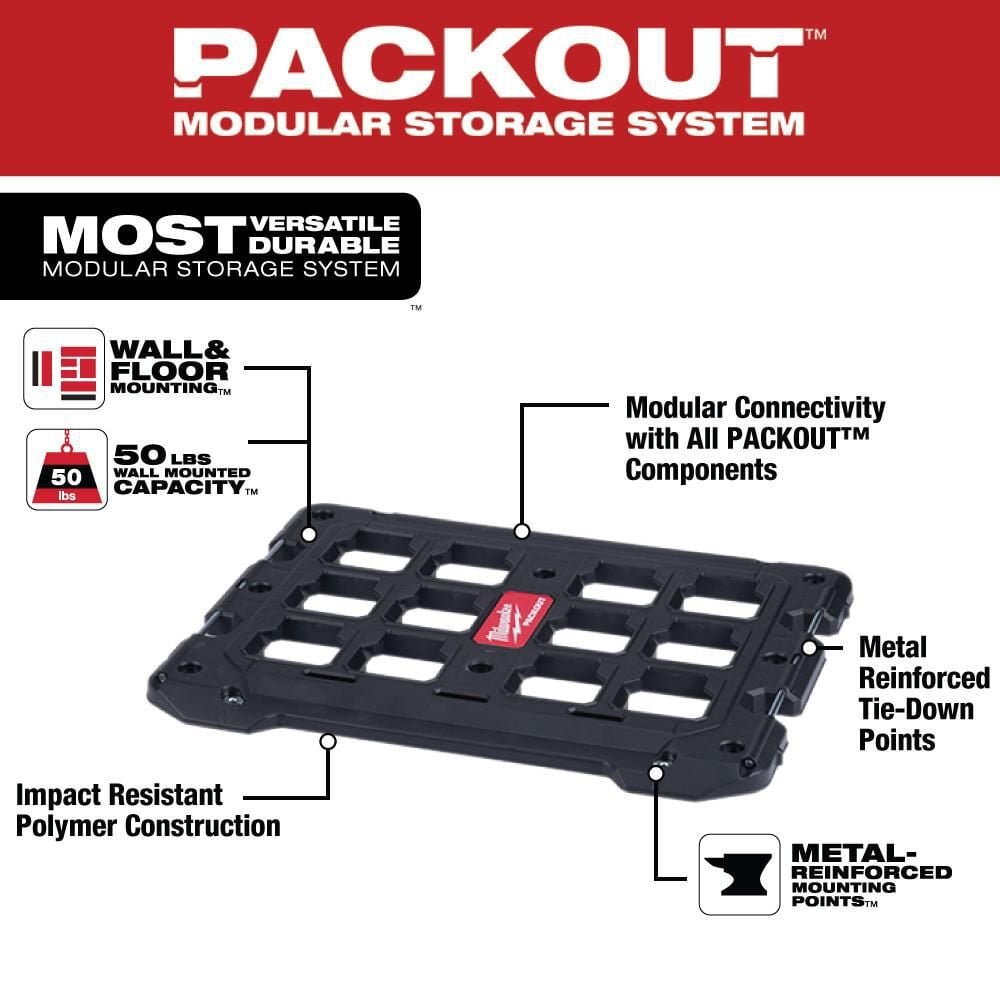 Milwaukee PACKOUT Mounting Plate, large image number 2