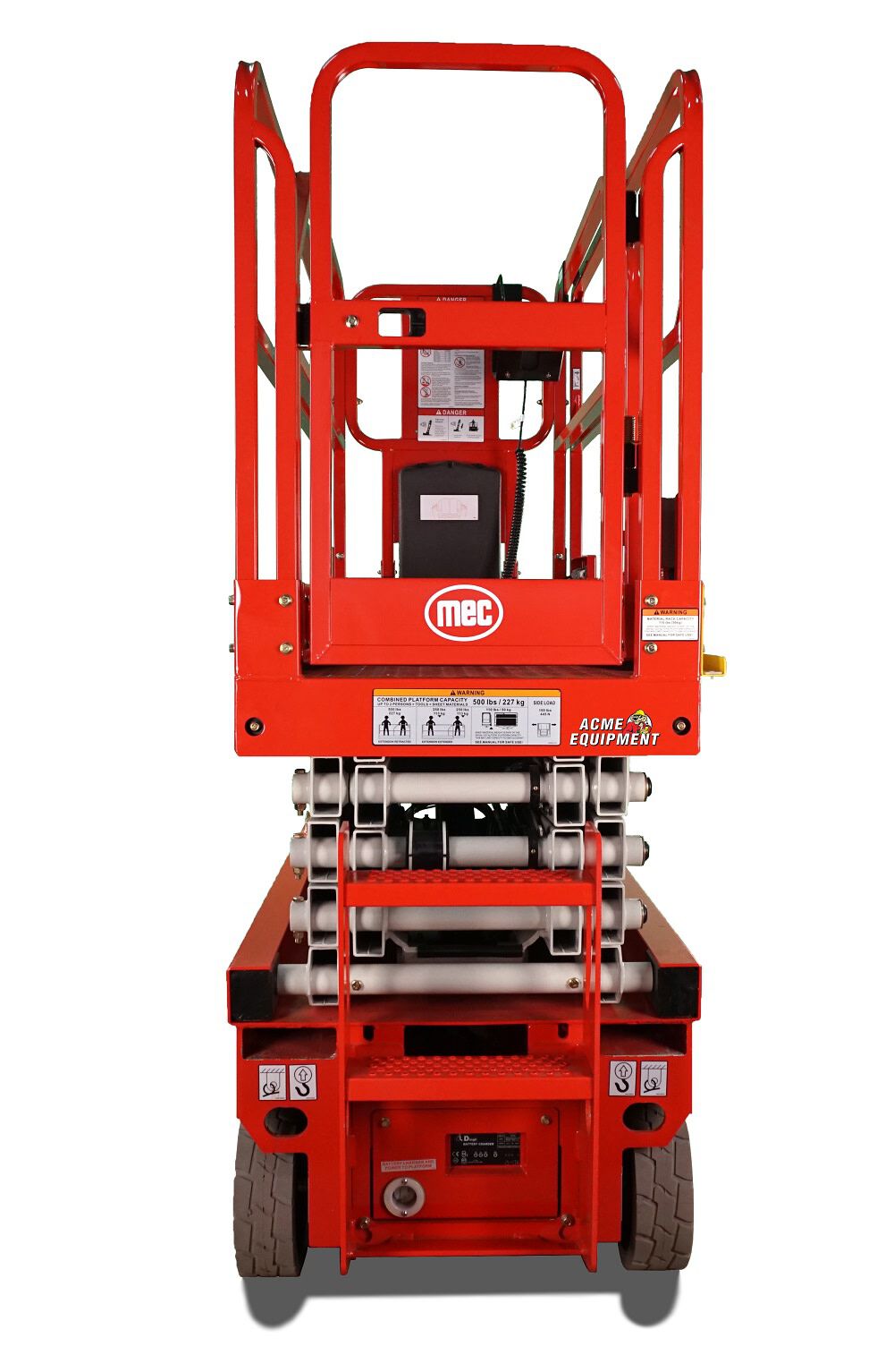 mec 19 Ft. Electric Scissor Lift with Leak Containment System 1930SE