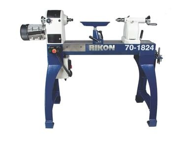 RIKON 18 x 24 Inch VSR Variable Speed Lathe 1.75HP 115V