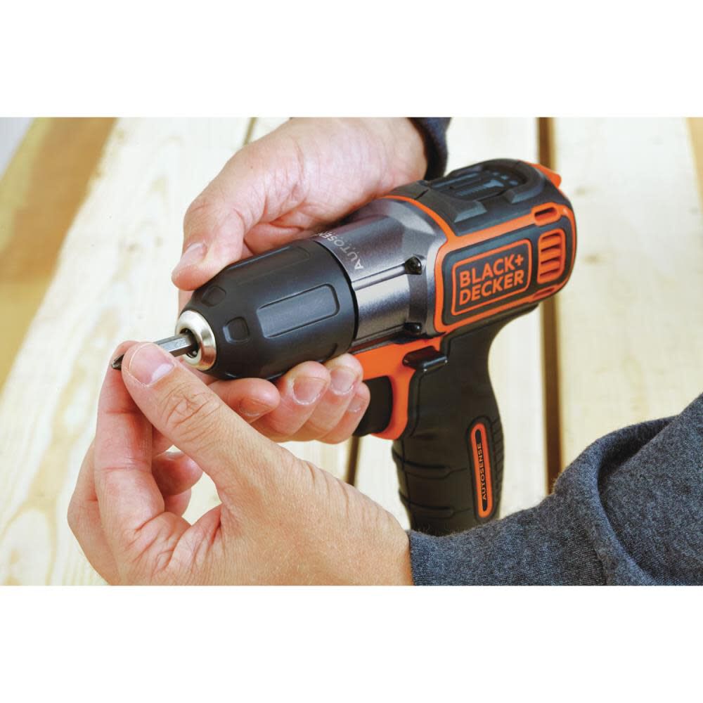 Black and Decker 20V MAX Lithium Ion (Li-ion) 3/8-in Cordless Drill with  Battery Kit BDCDE120C from Black and Decker - Acme Tools