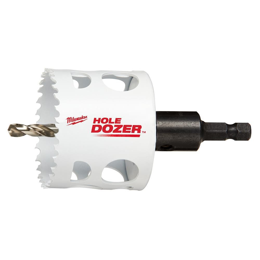 Milwaukee 2-1/4inch HOLE DOZER Bi-Metal Hole Saw with Arbor - 49-56-9680