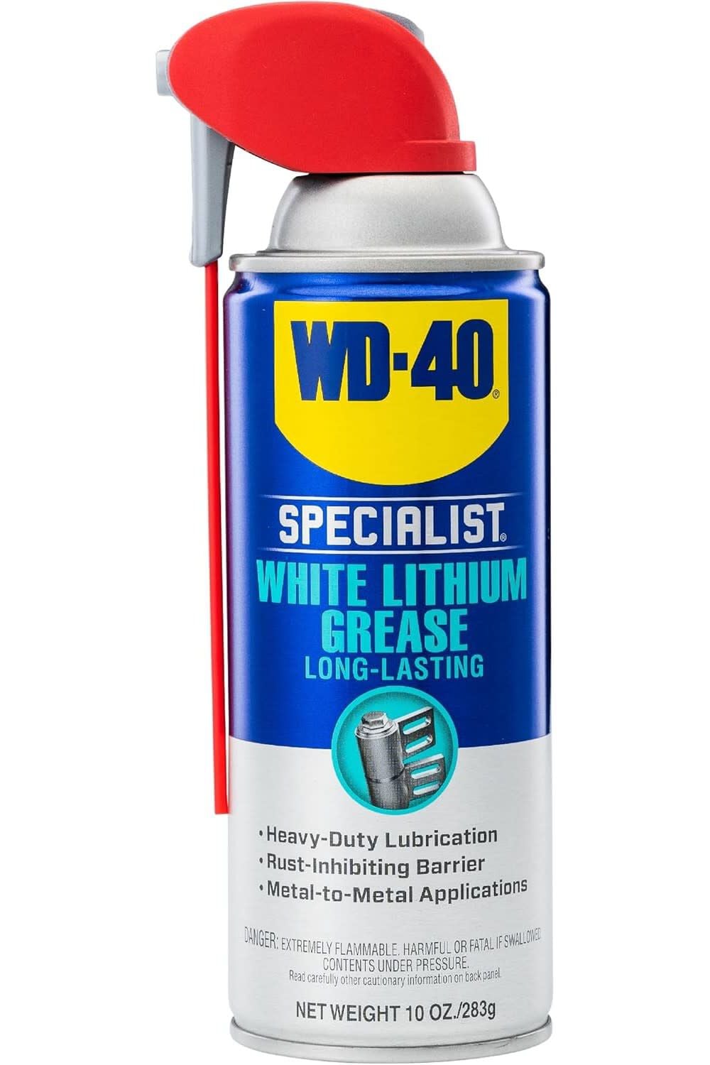 WD40 10 Oz Aerosol Can Specialist White Lithium Grease, large image number 1