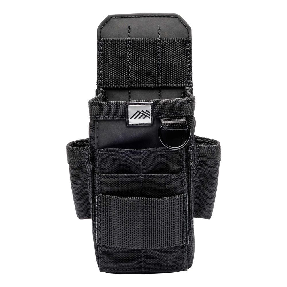 Diamondback Toolbelts Nano X Clip-On Tool Pouches with Hook and Loop Closure, Black, large image number 1