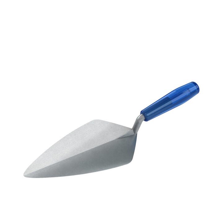 Bon Tool Brick Trowel Narrow London Forged 10 Inch with Plastic Handle