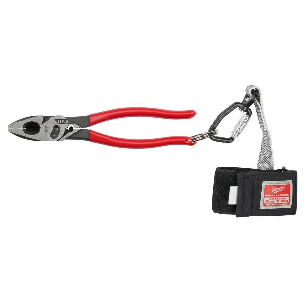 Milwaukee 9inch Linemans Dipped Grip Pliers with Crimper & Bolt Cutter (USA), large image number 10