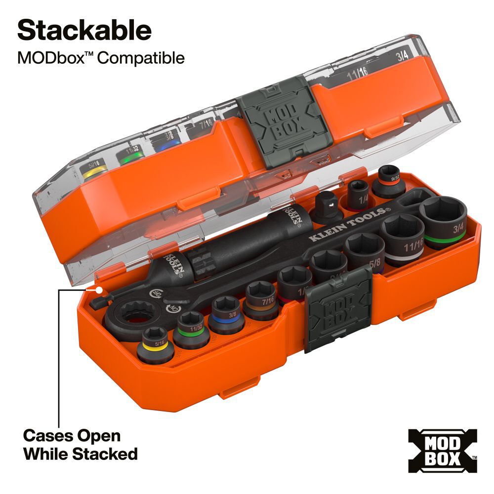 Klein Tools Impact Wrench 15 Piece Set, large image number 7