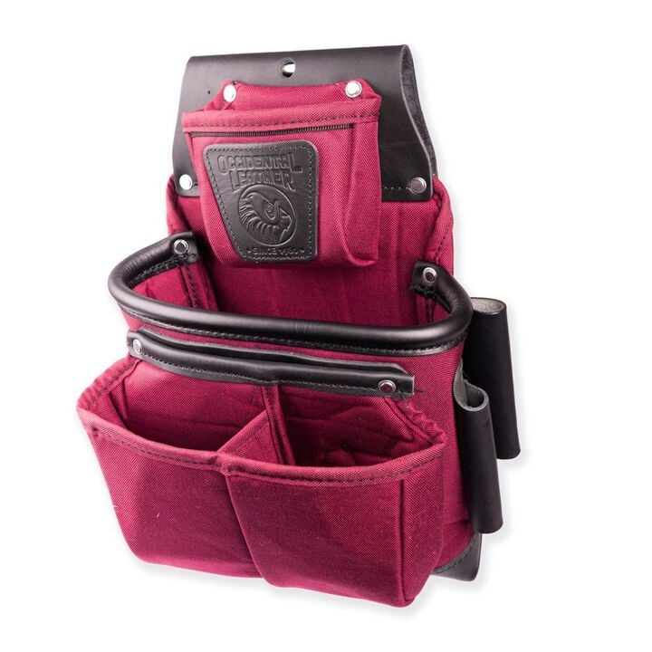 Occidental Leather FatLip Fastener Bag  Deep Red, large image number 1