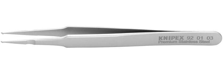 Knipex 4-3/4 Inch Premium StainlessSteel Straight Positioning SMD Tweezer