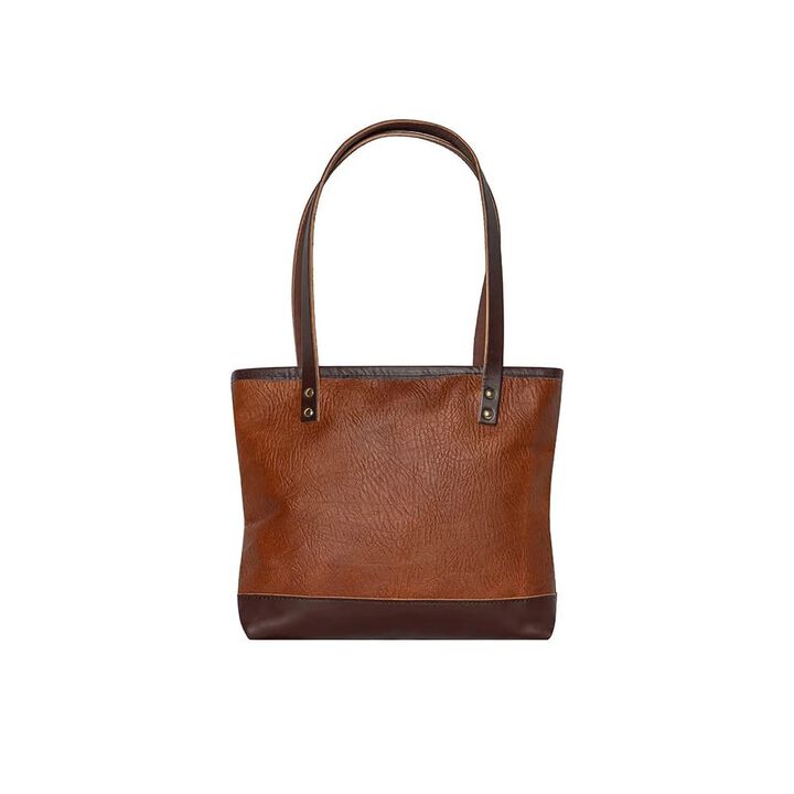 Duluth Pack Brown Bison Leather Lakewalk Tote, large image number 2
