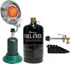 Mr Heater 15,000 BTU Tank Top Heater 1 Pound Refillable Fuel Keg Tank & Refillable Propane Tank Kit Bundle, small image number 1