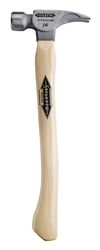 Stiletto 16 oz Titanium Smooth Face Hammer with 18 in. Curved Hickory Handle, small