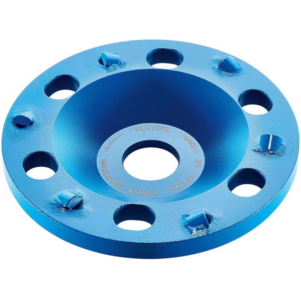 Festool DIA THERMO-D130 130 Milimeter Single Row Segmented Rim Diamond Cup Disc for Removal of Thermoelastic Materials – 768023