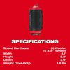 Milwaukee M12 Bluetooth Jobsite Speaker with PACKOUT Compatibility, small