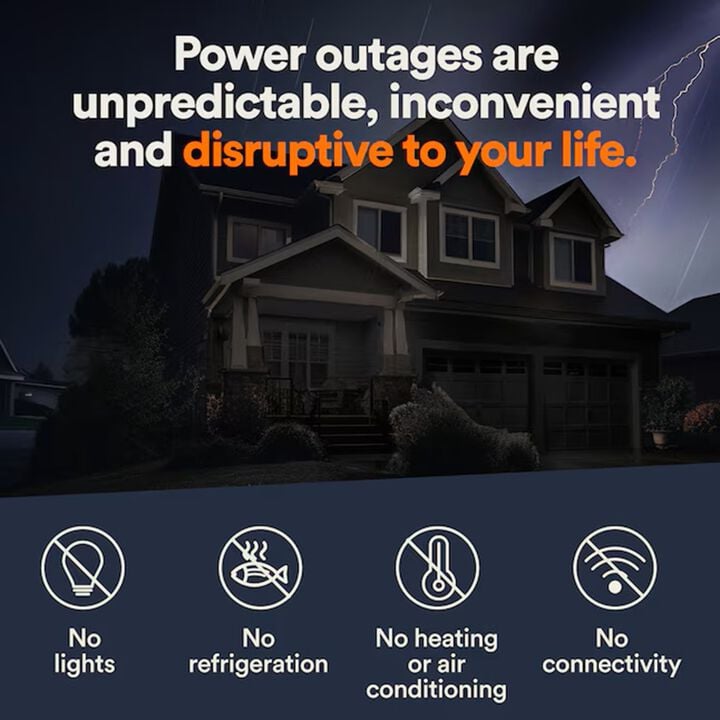 Generac Protector Series 32,000 Watt (32kW) Dual Fuel 48-State Liquid-Cooled Standby Generator, large image number 3