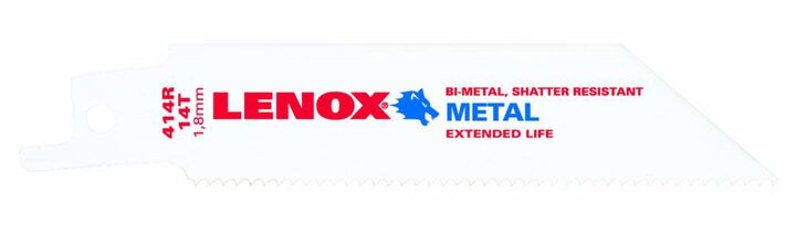 Lenox 5-Pack 4-in 14-TPI Bi-Metal Reciprocating Saw Blade, large image number 0