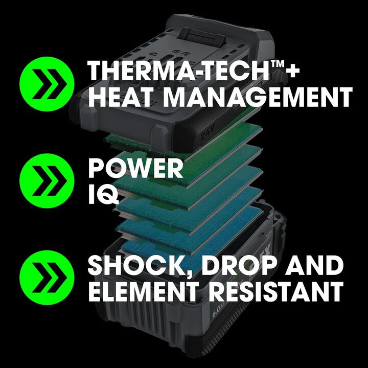FLEX Stacked Lithium 24V 10Ah Lithium Ion Power Tool Battery Pack with Fuel Indicator, large image number 3