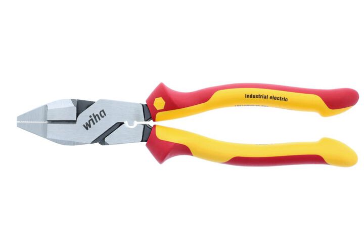Wiha Insulated NE Style Linemans Pliers with Crimpers 9.5in