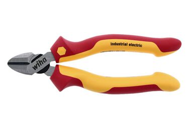 Wiha 6.3in Insulated Industrial Diagonal Cutters