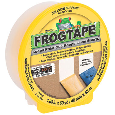 Frogtape CF 160 Painters Tape Delicate Surface Yellow 48mm x 55m
