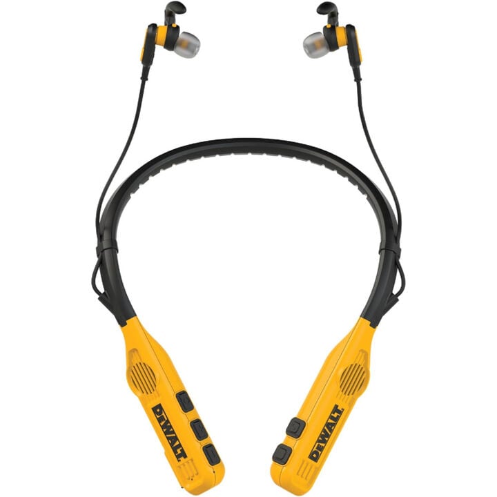 DEWALT Jobsite Pro Max 2-in-1 Bluetooth Headphone with Built-In Speakers