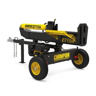Champion Power Equipment 27 Ton Horizontal/Vertical Full Beam Gas Log Splitter with Auto Return