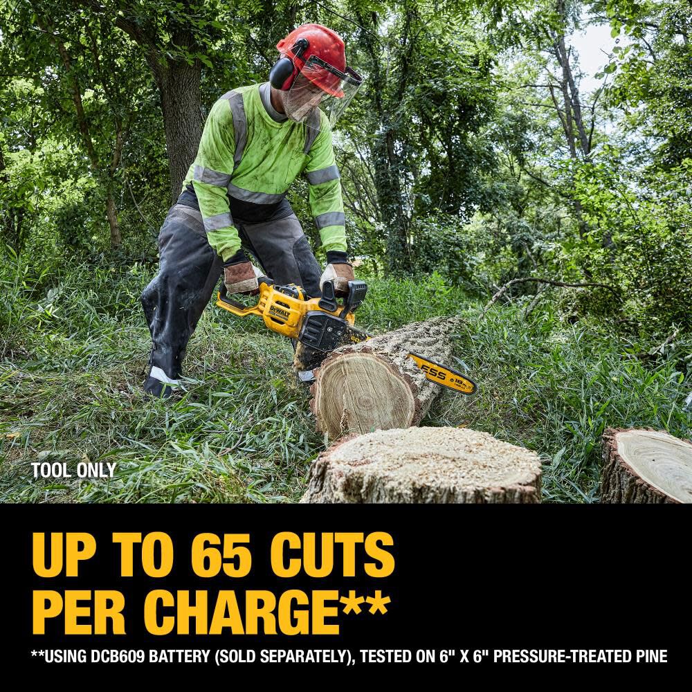 DEWALT Chainsaw 60V MAX 18inch Brushless Cordless (Bare Tool), large image number 13