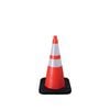 Vizcon Orange 28in Enviro-Cone with Collars & 10 lbs Rubber Base, small image number 1