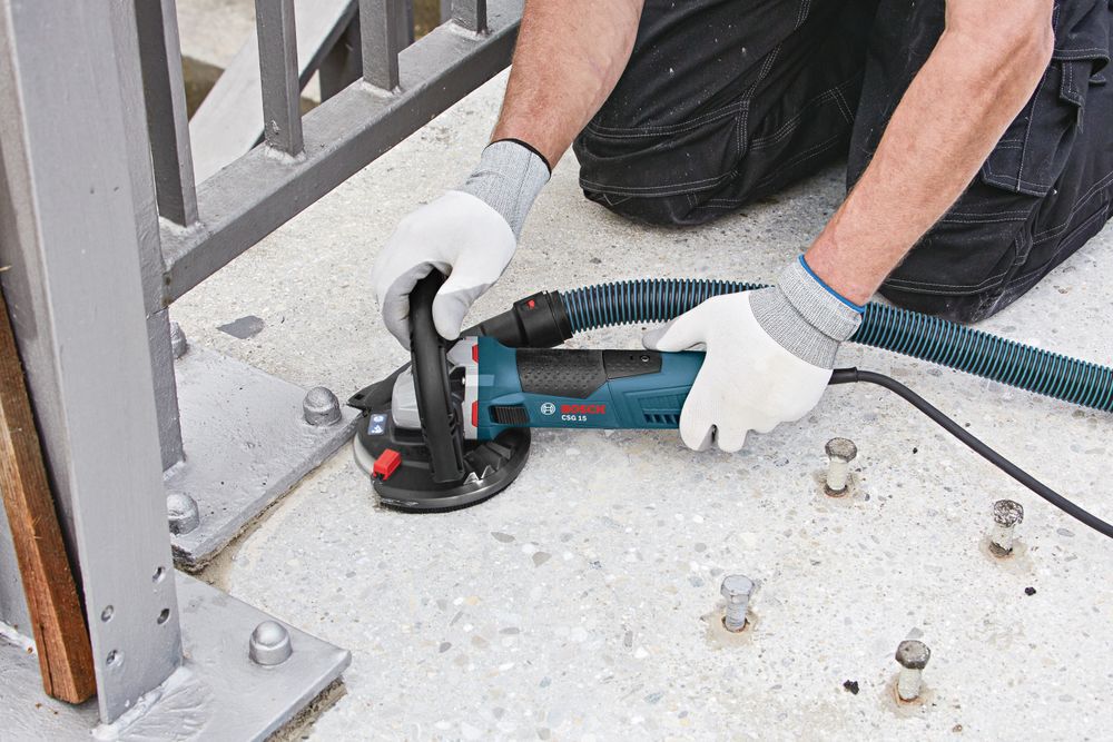 Bosch 5 Inch Concrete Surfacing Grinder with Dedicated Dust-Collection Shroud, Reconditioned, large image number 5
