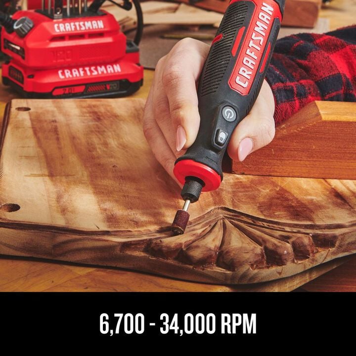 CRAFTSMAN V20 Rotary Tool (Bare Tool), large image number 2